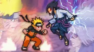 Naruto VS Sasuke but Sasuke wins