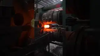 Come and enjoy the beautiful forging process! Our fully Automatic Roll Forging machine is working