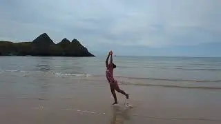 three cliffs bay