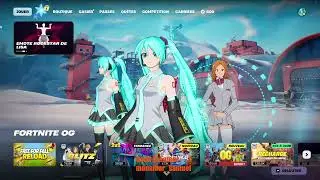 Anniversaire J-7 : Objectif dons pour Skin SNOW MIKU et KILL BILL !!!! FORTNITE