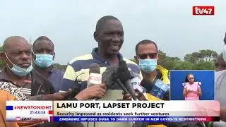 Oguna inspects LAPSSET project in Lamu; Transport network is Kenya&rsquo;s Vision 2030 flagship project