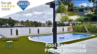 Pompano Beach Luxury Pool & Patio Transformation | Waterfront Project by Ross Pool Services