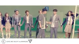 Mashup - Love Me Right vs Mansae - EXO X SEVENTEEN