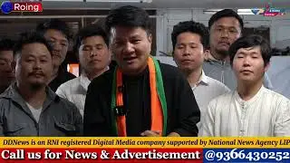 Roing BJP party workers celebrated the victory of the BJP-led Mahayuti alliance in BMC elections,