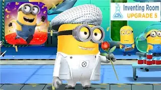 Minion Rush Singer Costume common minion Inventing room funny android gameplay walkthrough
