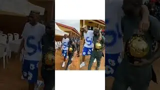 WATCH: Victor Osimhen Takes His CAF Award To Where It All Started At Olusosun