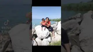 #Erica first trip to Lago(beach)