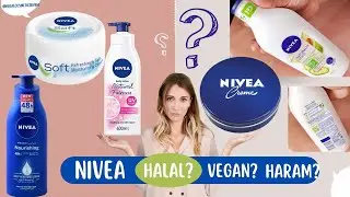 Nivea creams,Moistruizers,lotions are Halal  #halalcosmetics