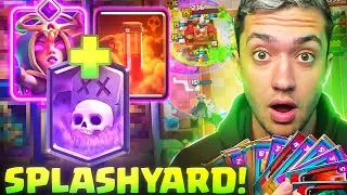 ESSE É O DECK DO MOMENTO NO CLASH ROYALE: SPLASHYARD!