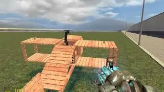 Самолёт в garry's mod.
