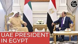 UAE President in Egypt, meets Egyptian President in Alamein city