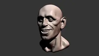 Sculpting Judge Holden from concepts in Blender #blender #bloodmeridian