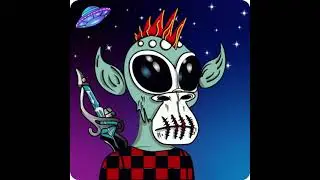 Alien Ape Invasion Club by Originative (NFTs, look like Bored Ape Yacht Club BAYC, Staking, Utility)