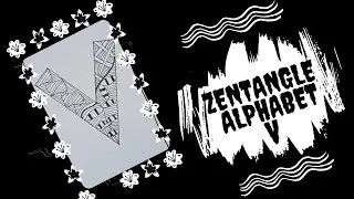 Alphabet V Patterns | Doodle Patterns | Zentangle Patterns | Mandala Patterns | Mandala Art Designs
