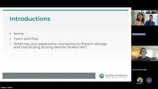 Safe and Secure Firearm Storage Presentation with Locking Device Distribution - Seattle Childrens
