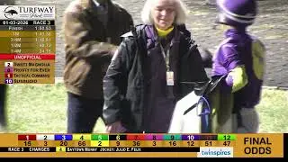Turfway Park Report 1/3/2026