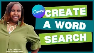 CANVA- Create a Holiday Word Search
