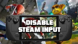 Отключите ввод Steam в Steam Deck New UI | Управление в Steam Deck в Spider-Man не работает! #ste...