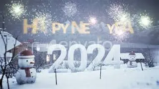 Happy New Year 2024 / Countdown Opener ( After Effects Template ) - Top AE Templates