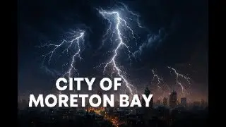 LIVE WEATHER STREAM - RAIN FALLING ACROSS CITY OF MORETON BAY - QUEENSLAND - AUSTRALIA