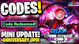 🤯*NEW* All Working MINI UPDATE CODES FOR TITAN TOWER DEFENSE! ROBLOX TITAN TOWER DEFENSE CODES
