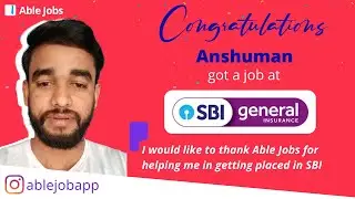 🔥Selected for SBI Jobs🔥 | How Anshuman Got A SBI Bank Job