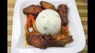 Basil Rice w/Chicken Wings in Sauce