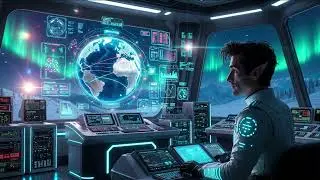 North Pole Command Center | Sci-Fi Christmas Ambience & Epic Music 🧑