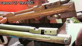 Merombak uklik canon 727 thn 1990 jadi paser ikan menggunakan kompor gas