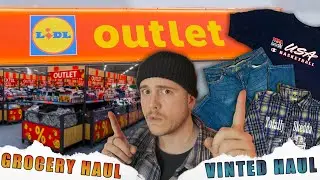 NAVŠTÍVIL JSEM LIDL OUTLET - GROCERY A VINTED HAUL