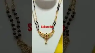 short black beads chain with cz stone doller only 280@