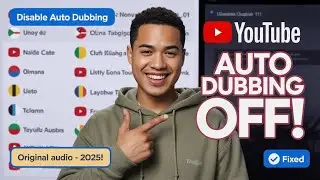 How to Turn Off YouTube Auto Dubbing (2025) | Disable Multi-Language Audio Guide