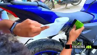 Yamaha R15 V4🔥💥PPF💥( Paint protection film ) @rajistickers
