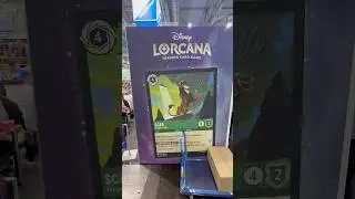 Disney Lorcana booth is packed at Spiel show in Essen / Germany!