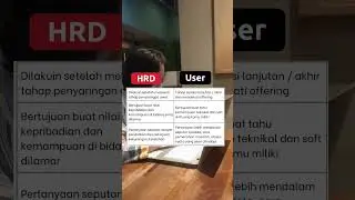 Bedanya interview User sama HRD #interview #interviewtips #jobinterview