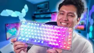 Este TECLADO TRANSPARENTE el YUNZII X75 me ha SORPRENDIDO MUCH&Iacute;SIMO