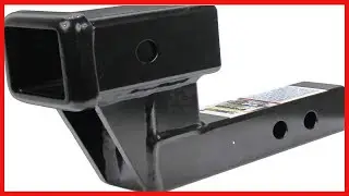 MAXXHAUL 50397 Trailer Hitch Riser for 2 Inch Receivers with 4 Inch Rise/Drop