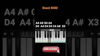 BEAST BGM walkband notes #walkband #thalaphathyvijay #beast
