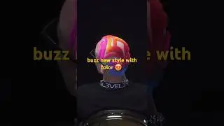 buzz style with color ##fade #virelshorts #barber