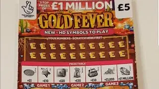 😎😎all new gold fever lottery scratch card tickets😎😎
