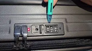 วิธีหารหัสล๊อก ลืมรหัส กระเป๋าเดินทาง tsa lock แบบฝัง swifix