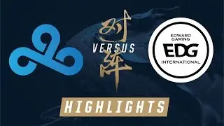 C9 vs EDG Worlds Group Stage Match Highlights 2017