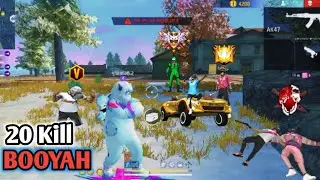 20 kill With Booyah In Free Fire | Solo Vs Squad | Not Abhishek Gamer 