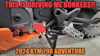2024 KTM 790 Adventure Part 12 (Side stand sensor relocation)