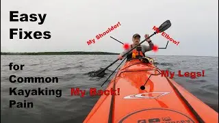 Easy Fixes for painful Kayaking