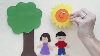 Oh Mr. Sun 🌞 felt story!