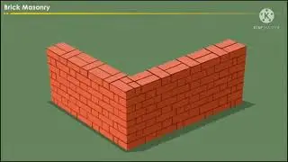 Brick masonry contraction Animation