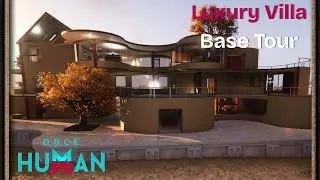 once human luxury villa design | curvy modern base tour