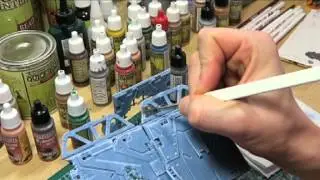 How to paint sci-fi ruins