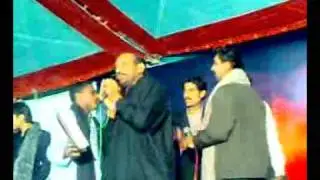 Mukhtiar Ali Sheedi noha at village Mihon khan Rind nawab shah 22 moharam 2010 2011